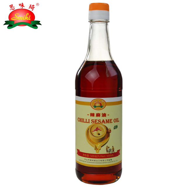 7Chilli Sesame Oil-500ml-SMIKI